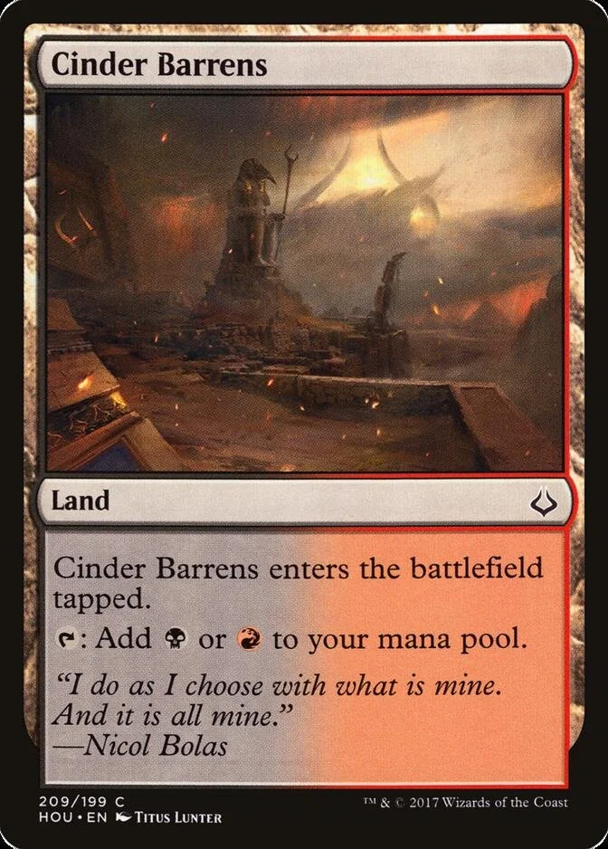 Cinder Barrens [HOU] (F)