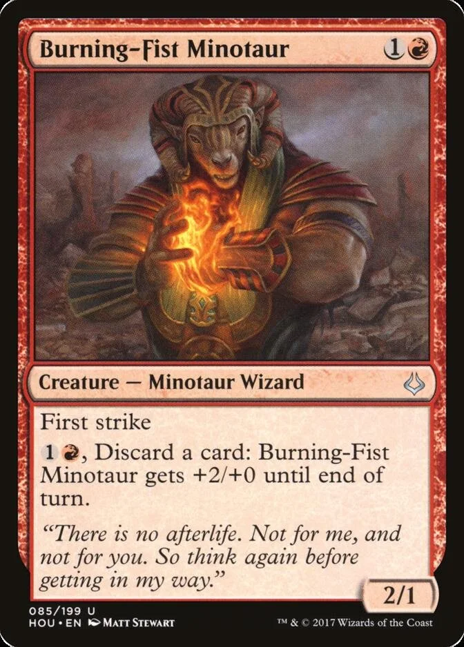 Burning-Fist Minotaur [HOU]