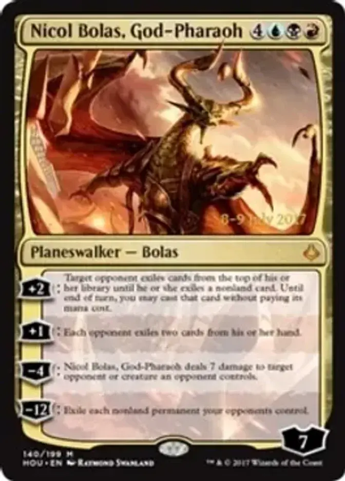 Nicol Bolas, God-Pharaoh [PRM-PRE] (F)