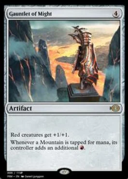半引退品[美品]MTG Gauntlet of Might Beta Gauntlet of Might, Magic Online Promo (PRM) Price History