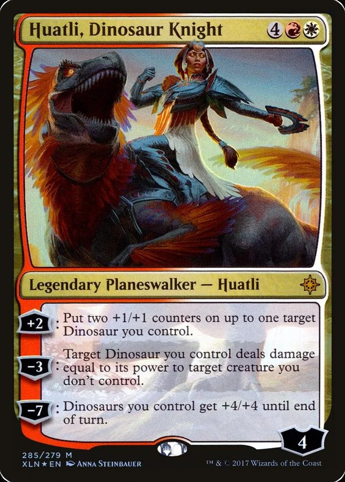 Huatli, Dinosaur Knight [XLN] (F)
