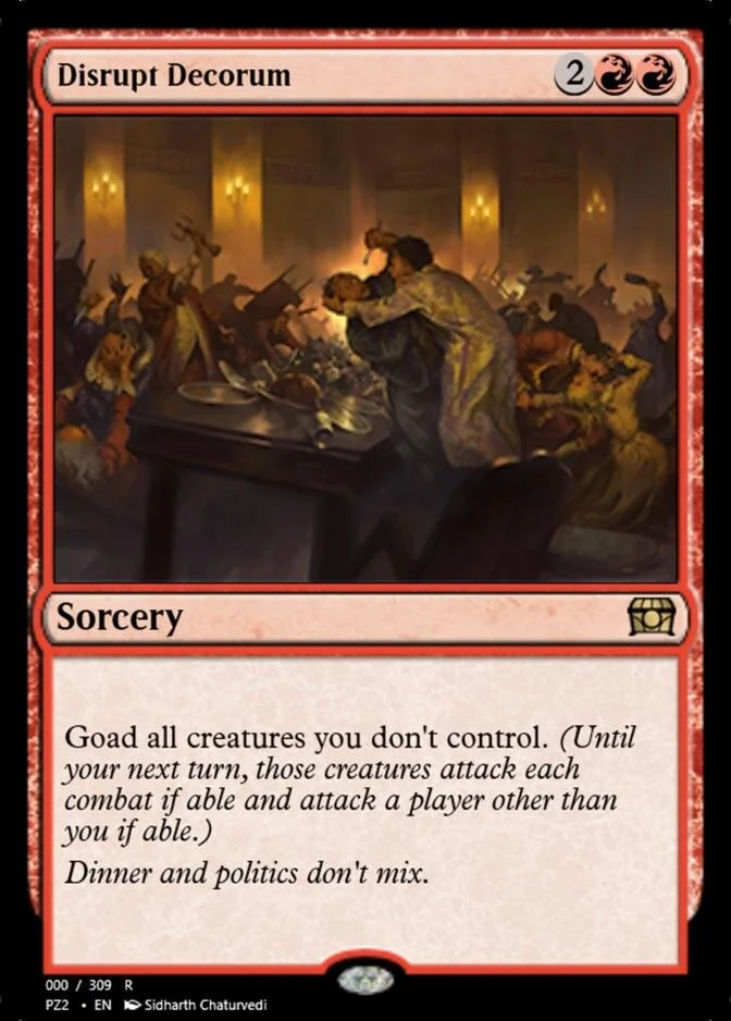 Disrupt Decorum [PZ2] (F)