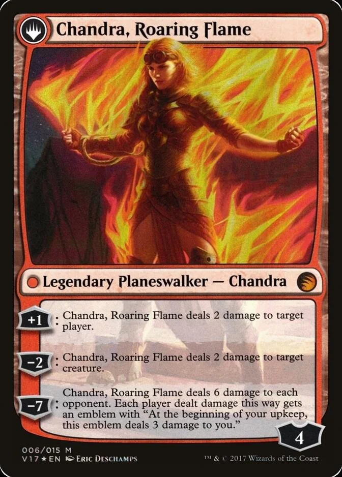 Chandra, Roaring Flame [V17] (F)
