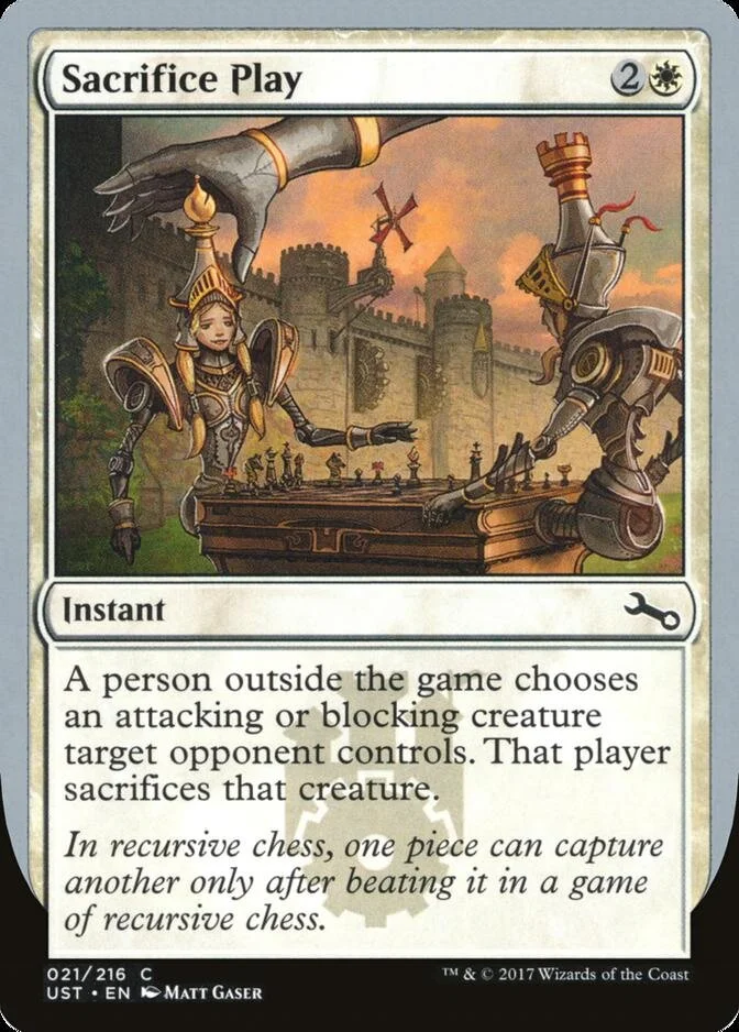 Sacrifice Play [UST]