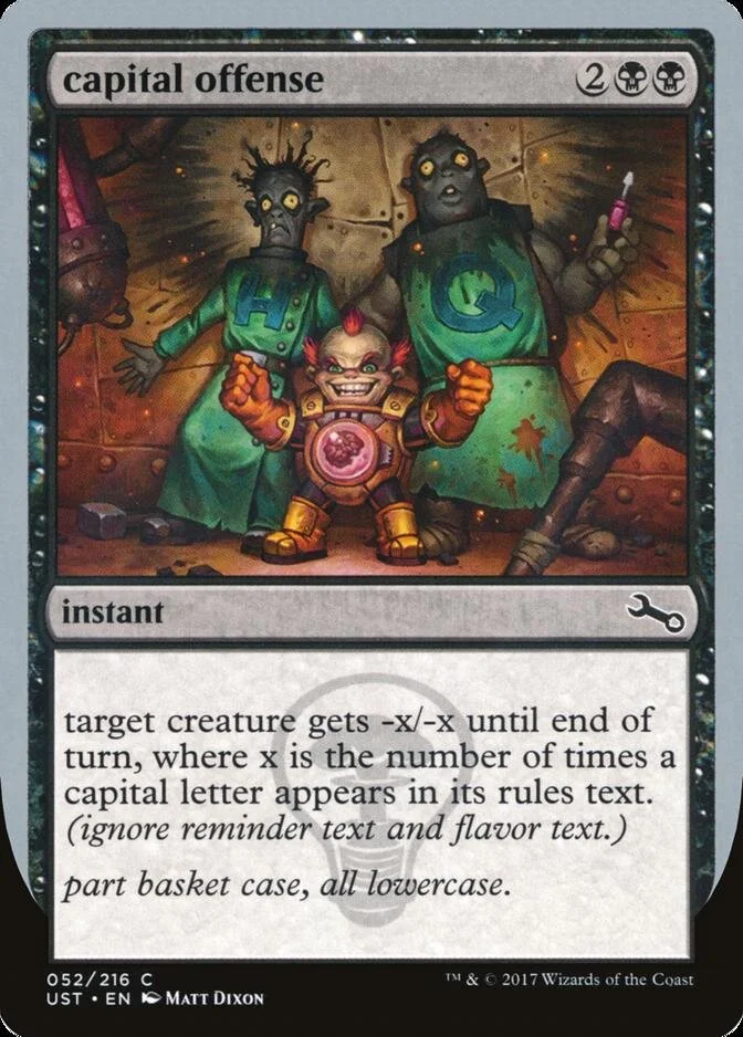 capital offense [UST] (F)