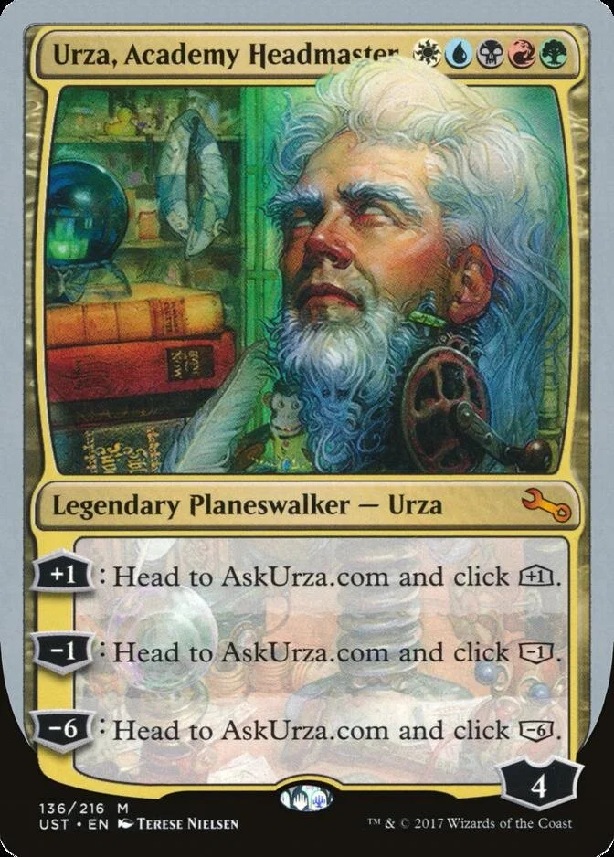 Urza, Academy Headmaster [UST]