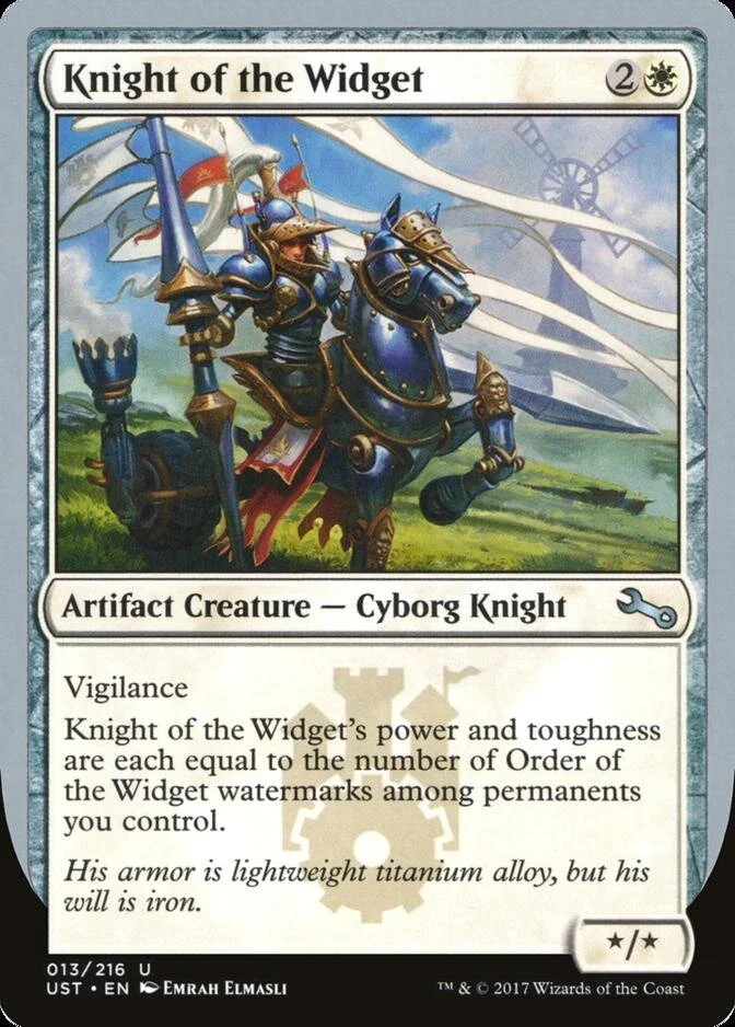 Knight of the Widget [UST]