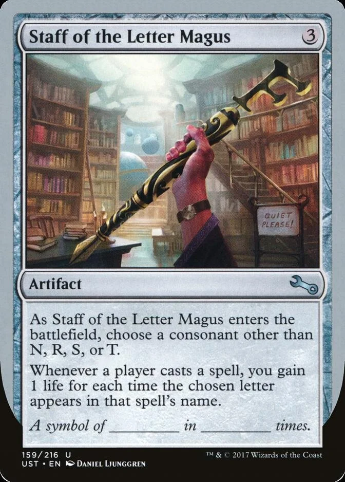 Staff of the Letter Magus [UST]