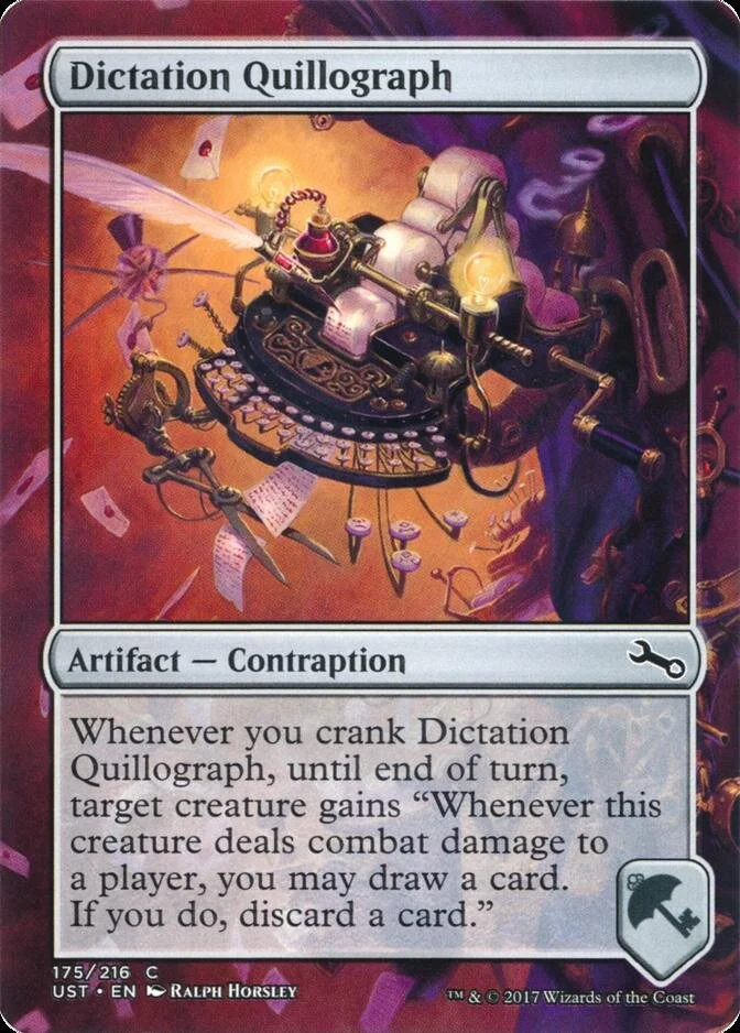 Dictation Quillograph [UST]