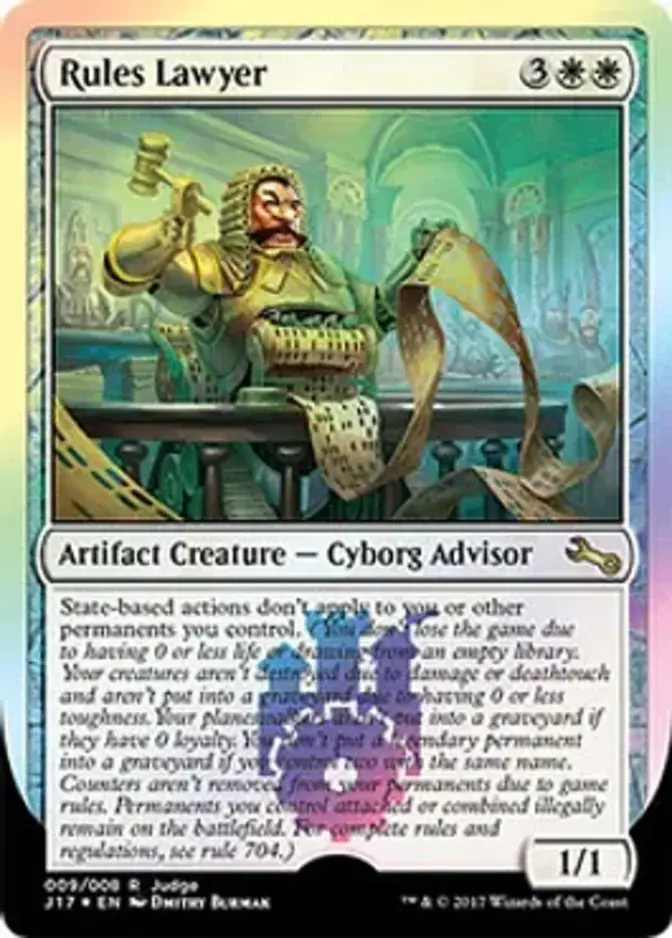 Rules Lawyer [PRM-JUD] (F)