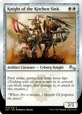 Knight of the Kitchen Sink