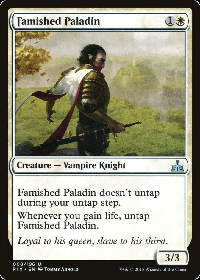 Famished Paladin [RIX]