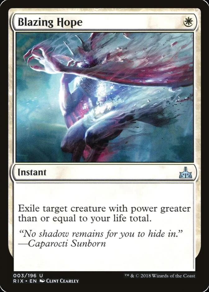 Blazing Hope [RIX] (F)