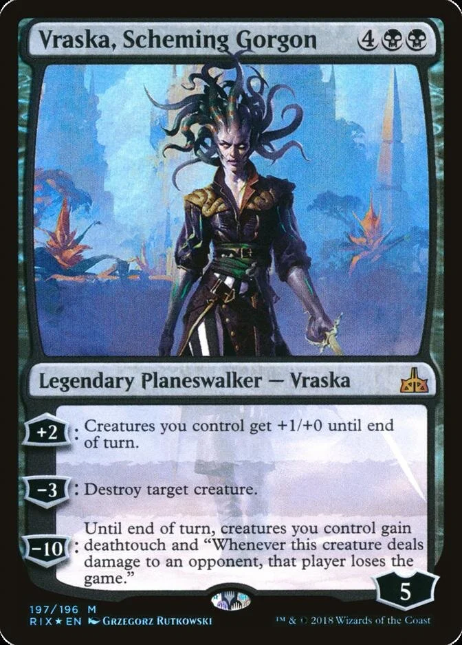 Vraska, Scheming Gorgon [RIX] (F)