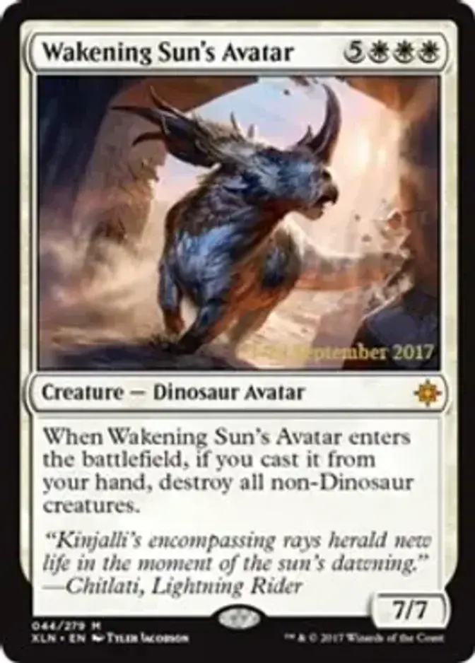 Wakening Sun's Avatar [PRM-PRE] (F)