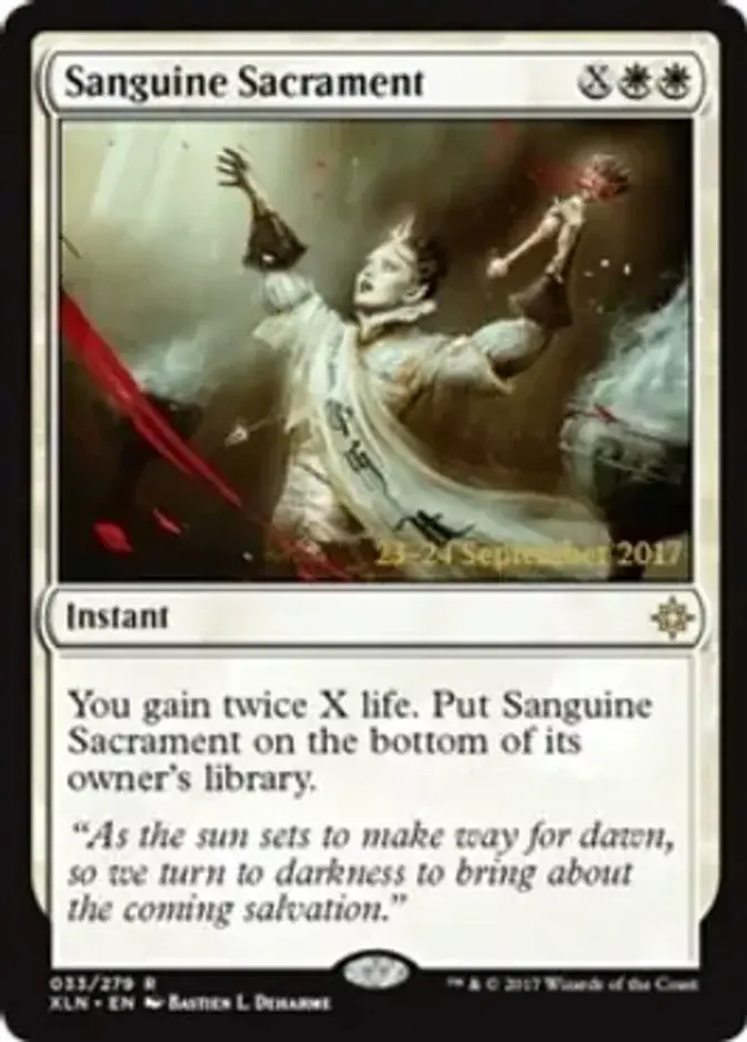 Sanguine Sacrament [PRM-PRE] (F)