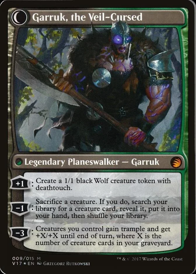 Garruk, the Veil-Cursed [V17]