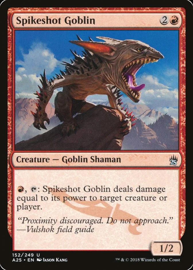 Spikeshot Goblin [A25]