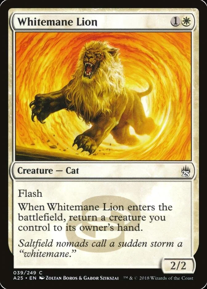 Whitemane Lion [A25] (F)