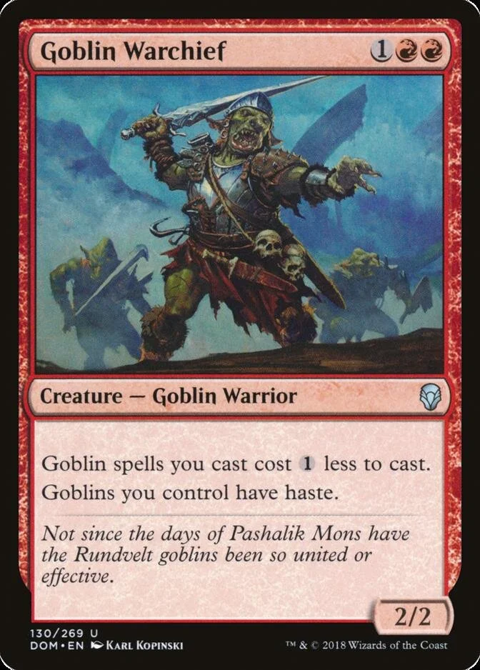 Goblin Warchief [DOM]