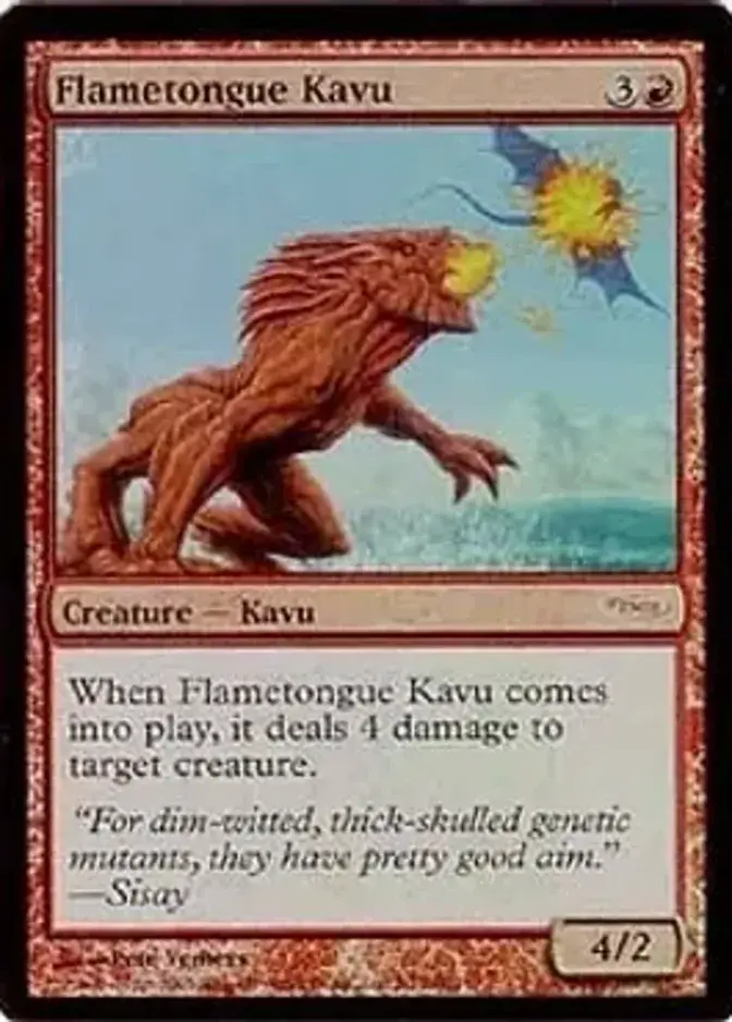 Flametongue Kavu [PRM-FNM] (F)