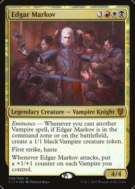 mtg commander vampire deck MTG Commander Vampire Deck EDH Deck Edgar Markov 100 Magic Cards Custom Deck Vampires