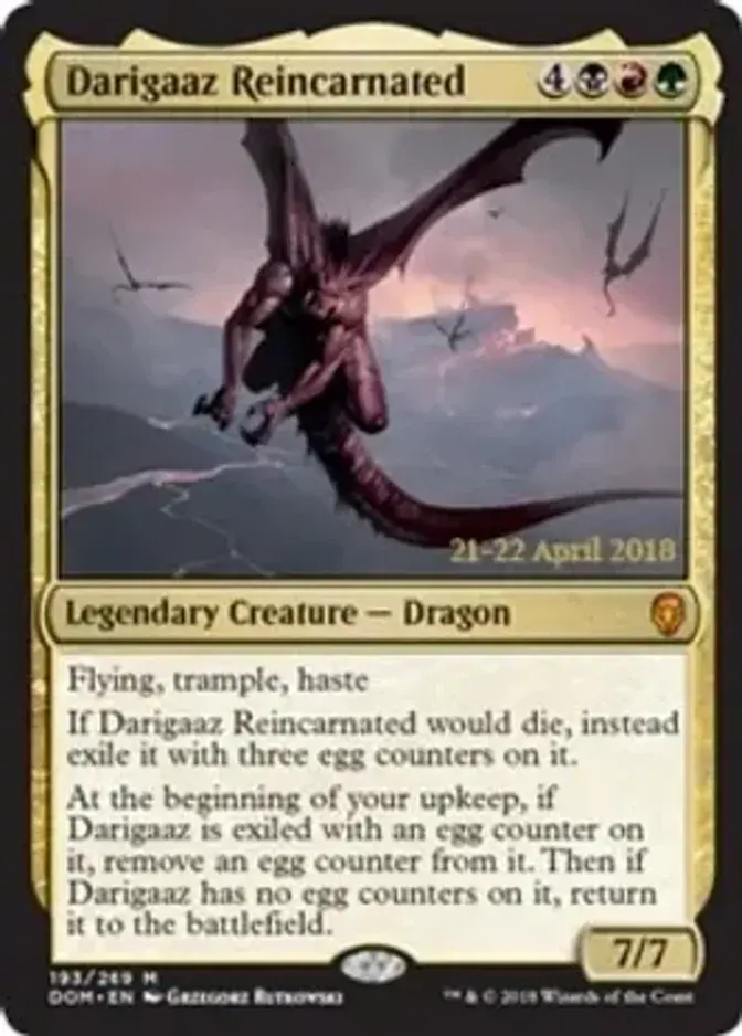 Darigaaz Reincarnated [PRM-PRE] (F)