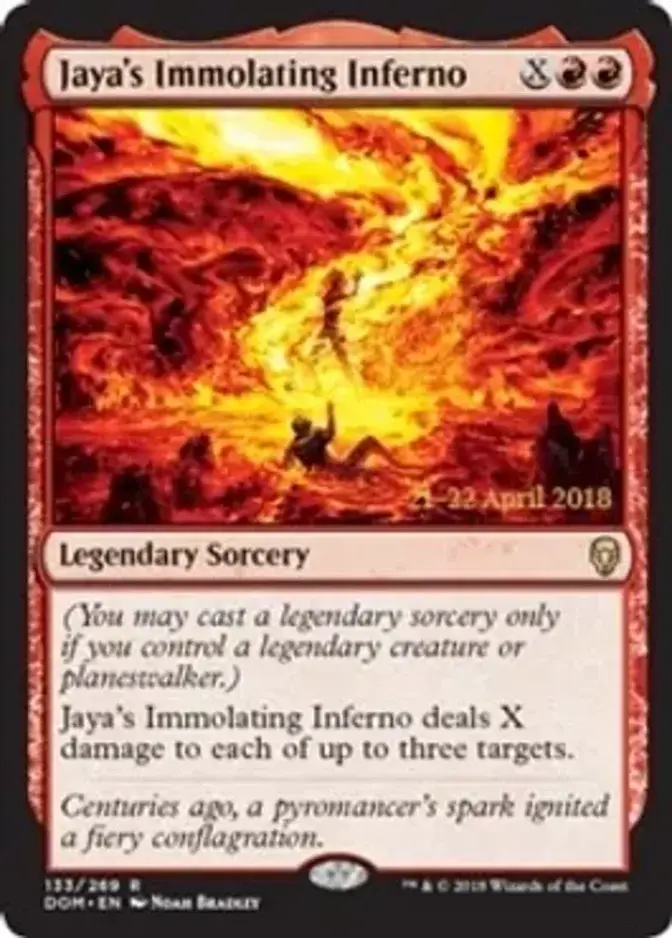 Jaya's Immolating Inferno [PRM-PRE] (F)