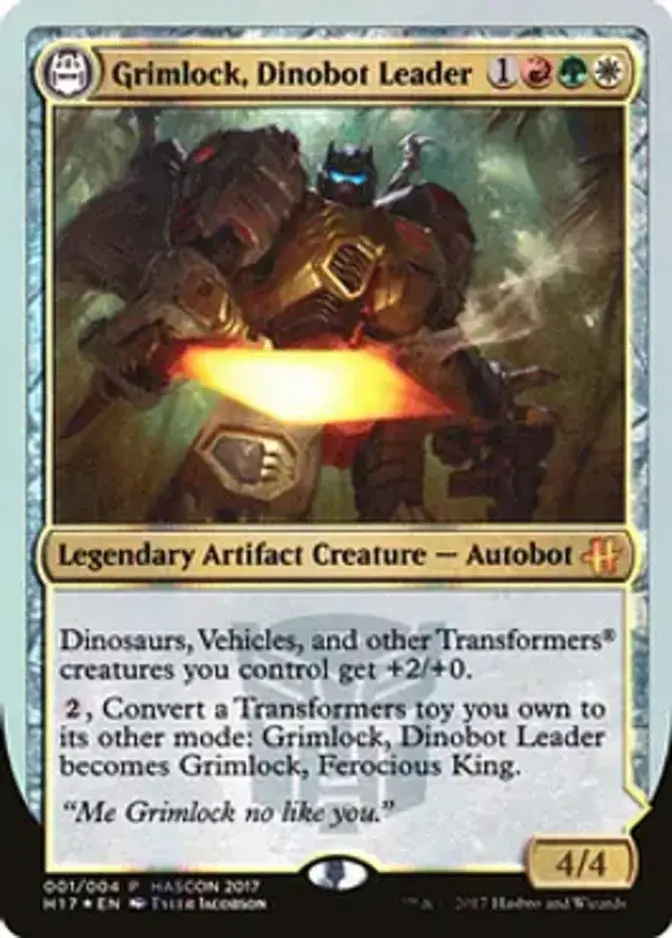 Grimlock, Dinobot Leader [PRM-MED] (F)