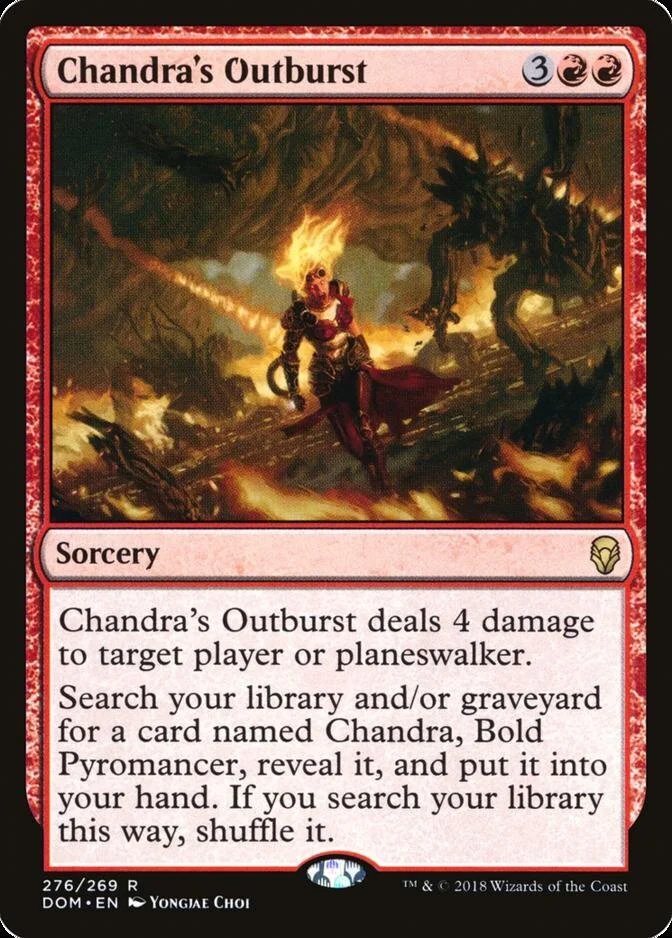 Chandra's Outburst [DOM] (F)