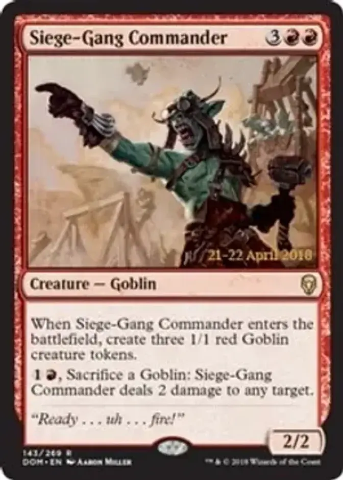 Siege-Gang Commander [PRM-PRE] (F)