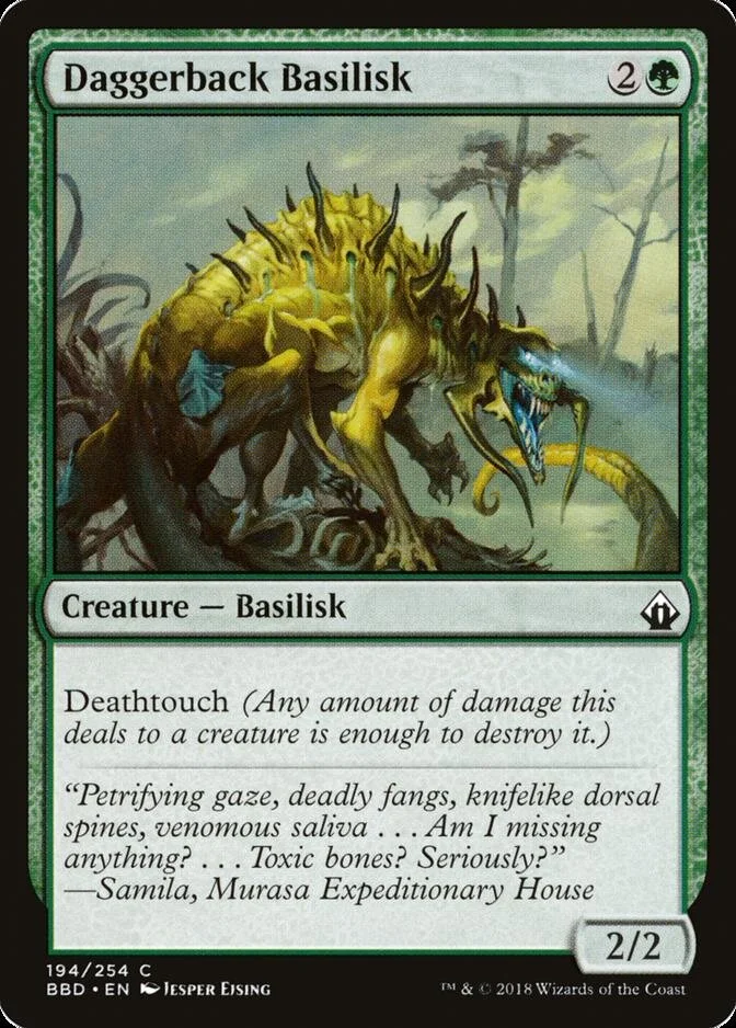 Daggerback Basilisk [BBD] (F)