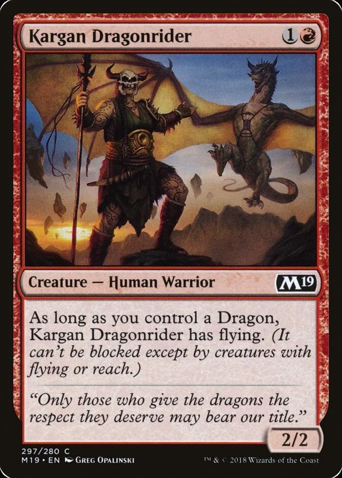Kargan Dragonrider [M19]