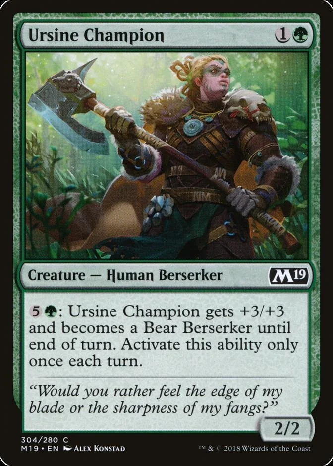 Ursine Champion [M19]