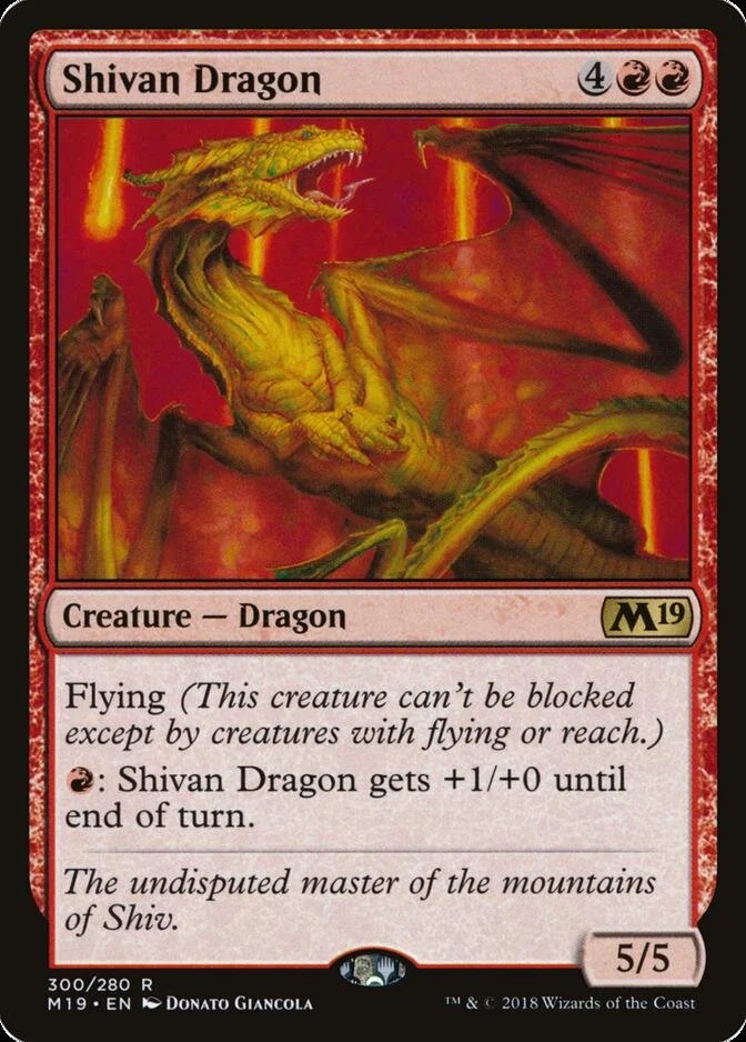 Shivan Dragon [M19]