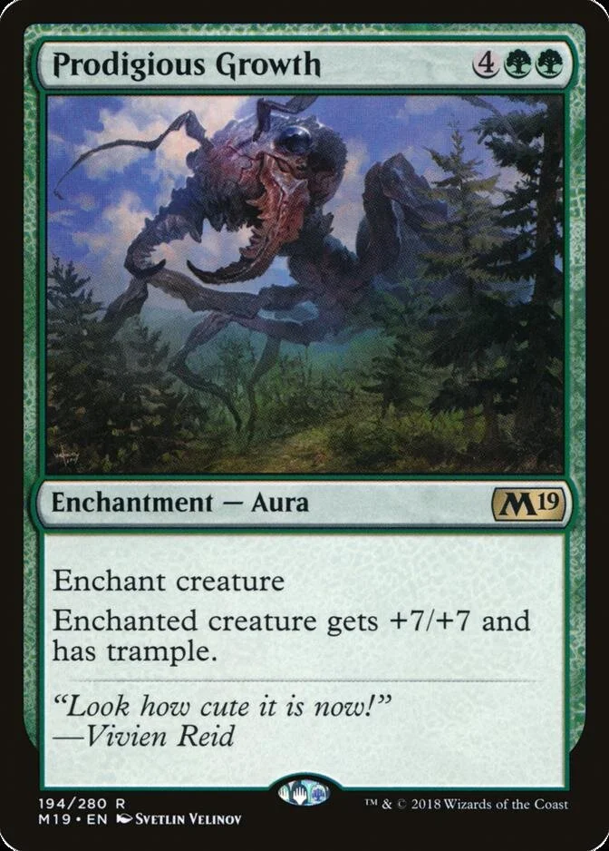 Prodigious Growth [M19]