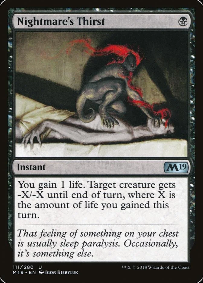 Nightmare's Thirst [M19]