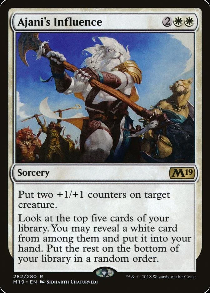 Ajani's Influence [M19]