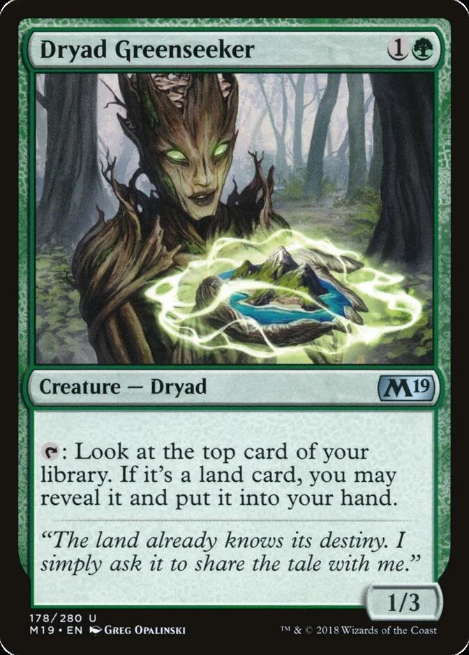 Dryad Greenseeker [M19]