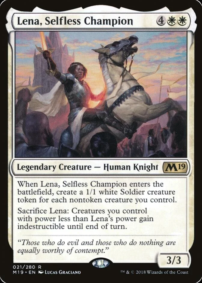 Lena, Selfless Champion [M19]