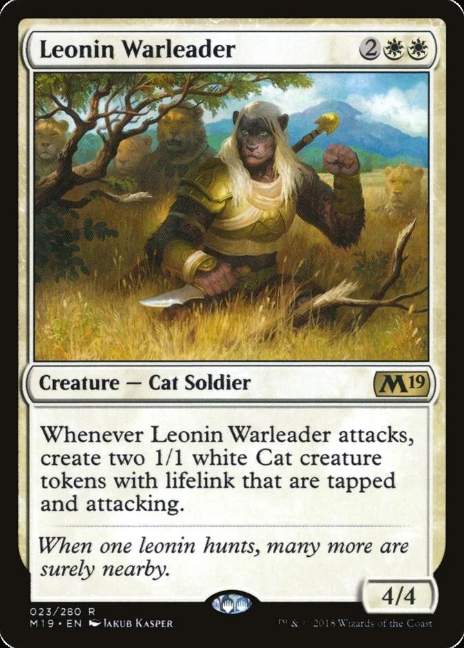 Leonin Warleader [M19]