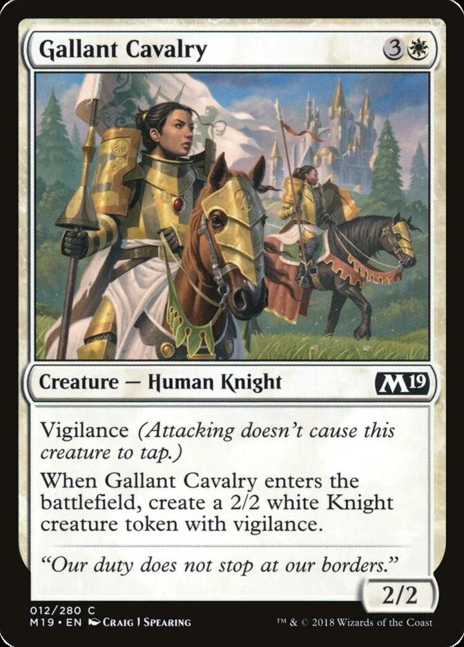 Gallant Cavalry [M19] (F)