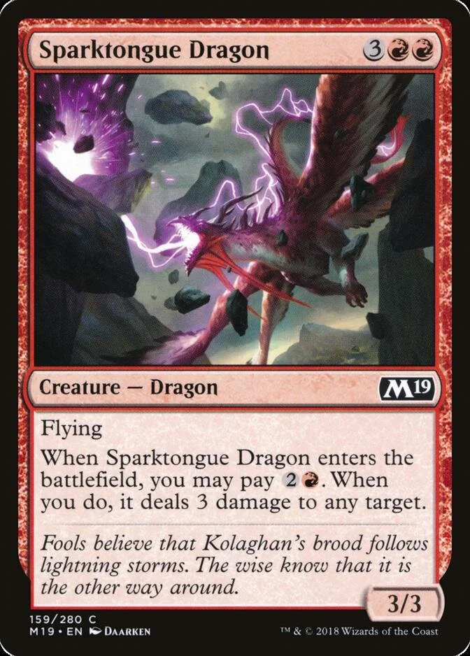 Sparktongue Dragon [M19] (F)