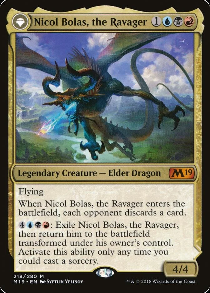 Nicol Bolas, the Ravager [M19] (F)