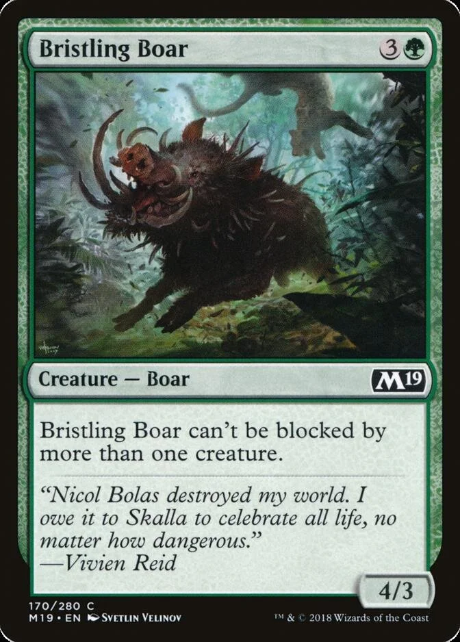 Bristling Boar [M19] (F)