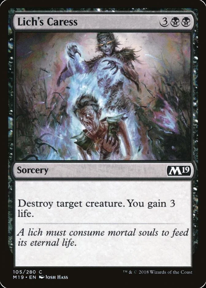 Lich's Caress [M19] (F)