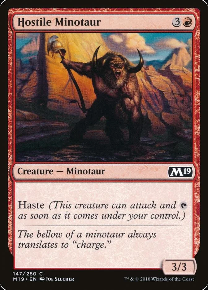 Hostile Minotaur [M19] (F)
