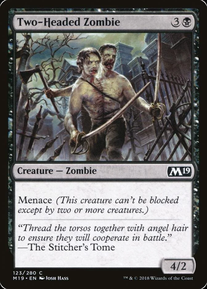 Two-Headed Zombie [M19] (F)