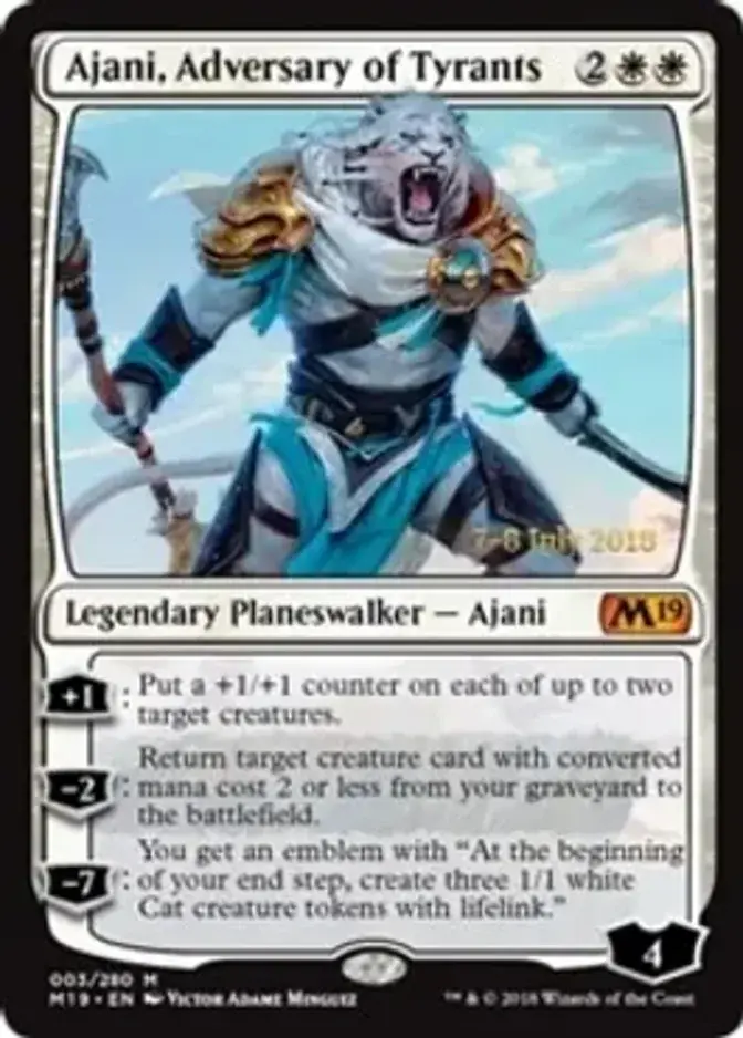 Ajani, Adversary of Tyrants [PRM-PRE] (F)