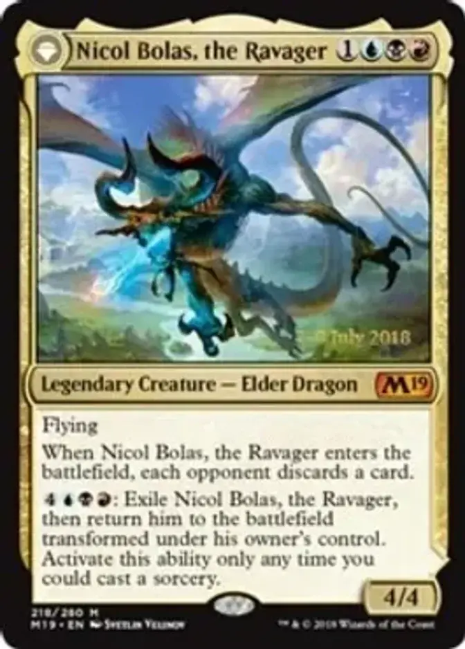 Nicol Bolas, the Ravager [PRM-PRE] (F)